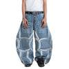 A1 Wide Barrel Exo - Skull Cream - Jeans