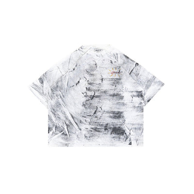 Angelic Artsy White H Logo Tee