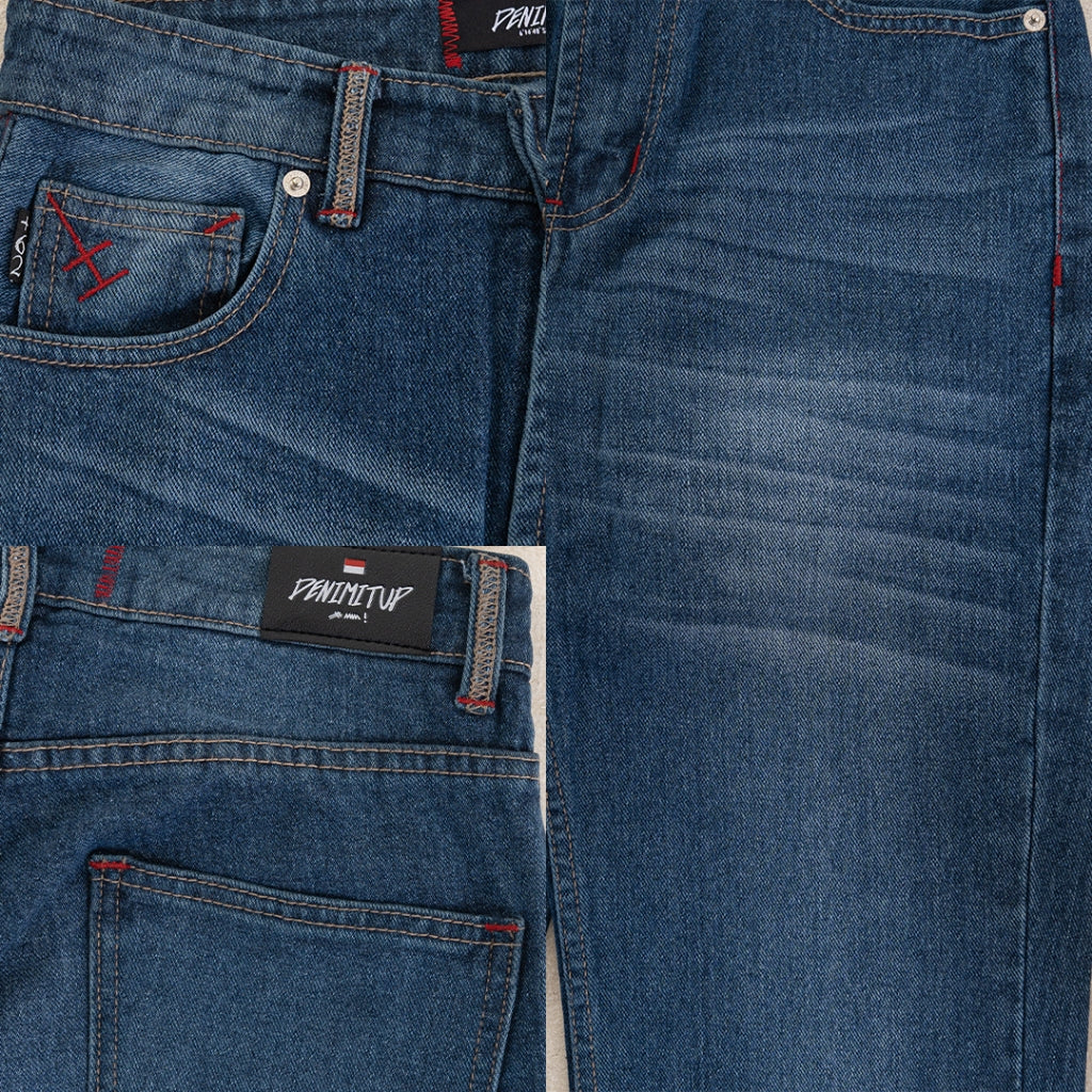 H1 Regular Loose - Stone Blue Wash