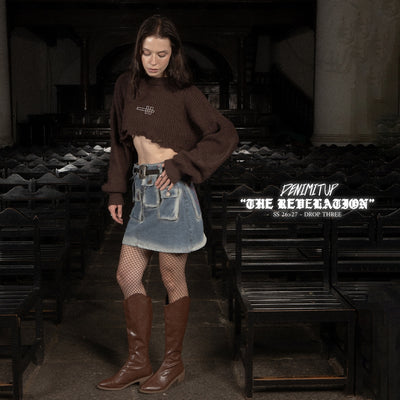 A1 Complex Cargo Skirt - Skull Cream - Skirt