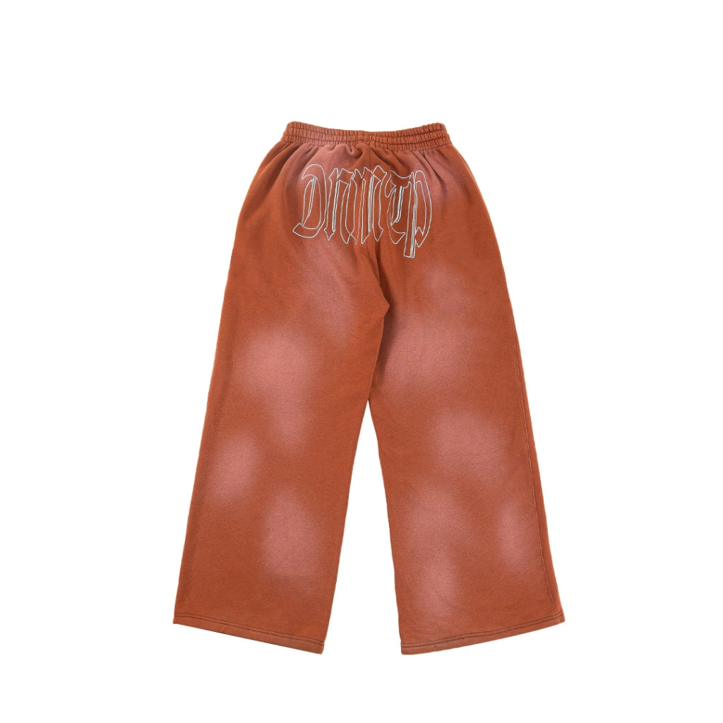 H Zigzag Sweat Pants - Cosmic Orange - Pants