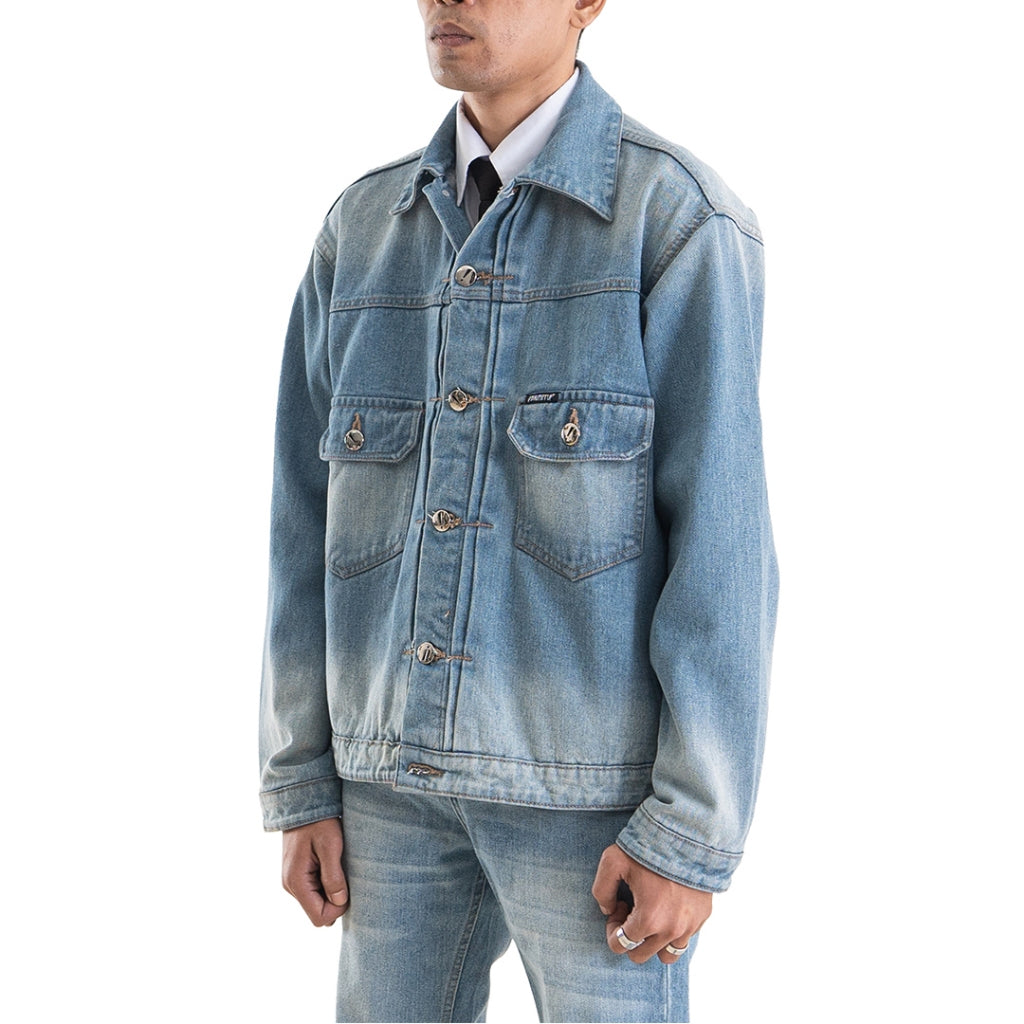 H1 Type Two Jacket - Cream Blue