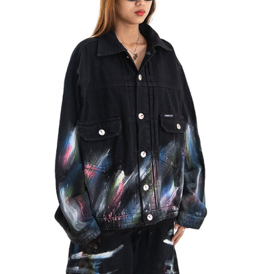 A1 Broken Sewn Jacket — Galaxy Black - Jacket