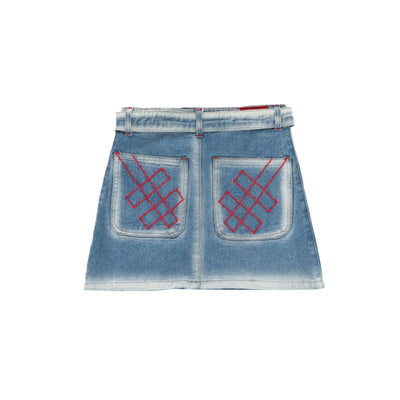 A1 Complex Cargo Skirt - Skull Cream - Skirt