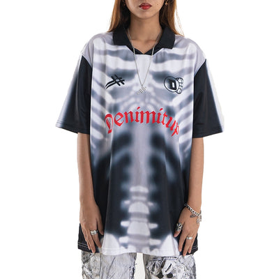 DENIMITUP 26/27 Skull Jersey - Gradient Of Monochrome - Jersey