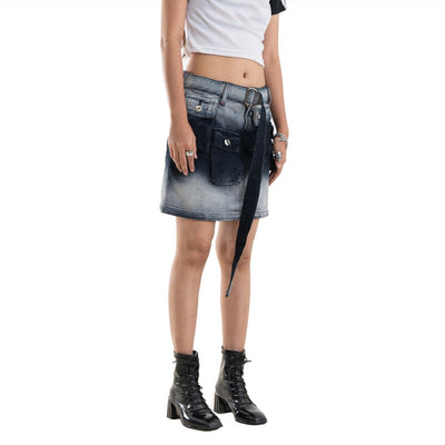 A1 Complex Cargo Skirt – Dual Cosmic Black - Skirt