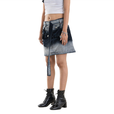 A1 Complex Cargo Skirt – Dual Cosmic Black - Skirt