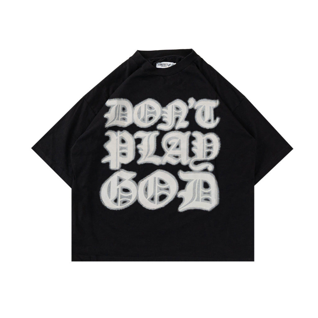 DENIMITUP Don’t Play God - Black Tee - Tshirt