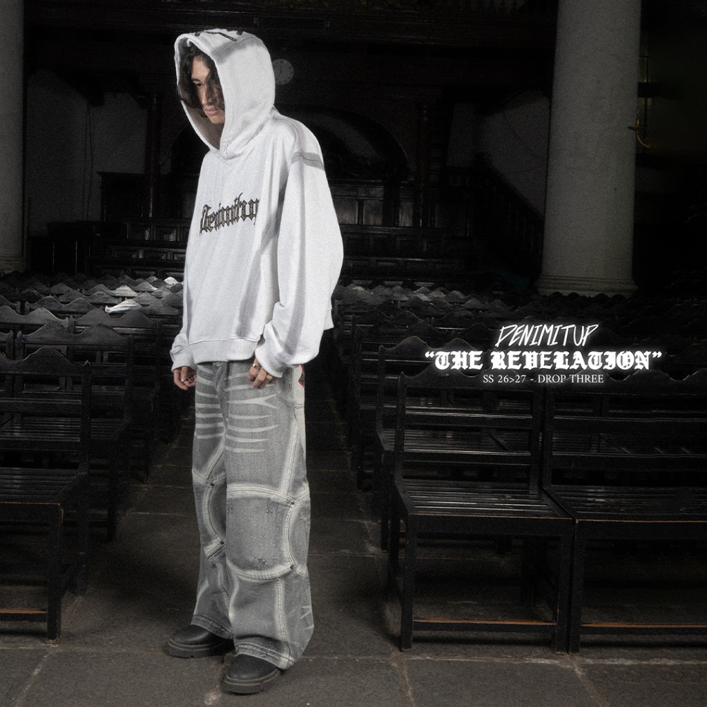 A1 Wide Barrel Exo - Skull Grey - Jeans