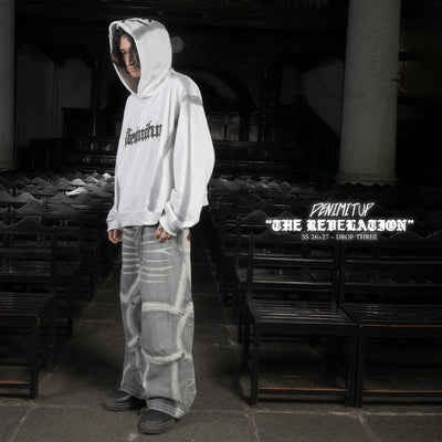 A1 Wide Barrel Exo - Skull Grey - Jeans