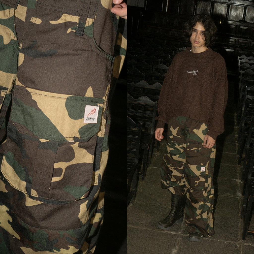 Denimitup 2-IN-1 - Camouflage - Jorts / Cargo Pants