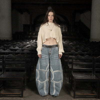 H Long Shirt Turtle Neck - Shadow Beige - Knitwear