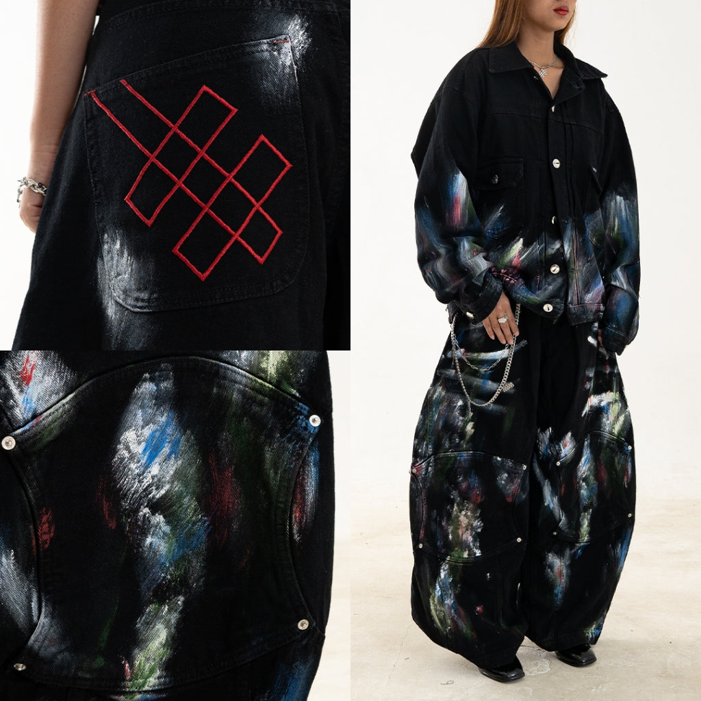 A1 Wide barrel Exo - Galaxy Black - Jeans