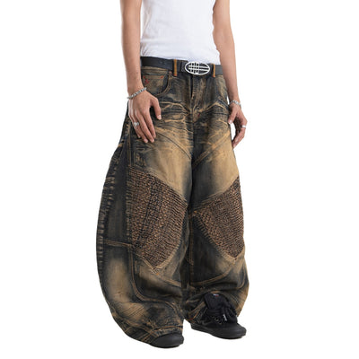 A1 Wide Barrel Songket - Skull Bronze - Jeans