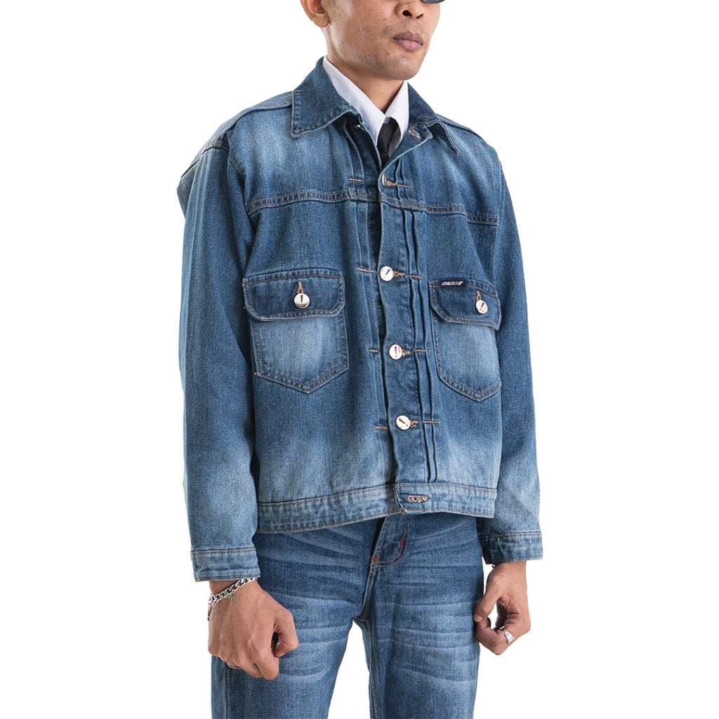H1 Type Two Jacket - Stone Blue Wash