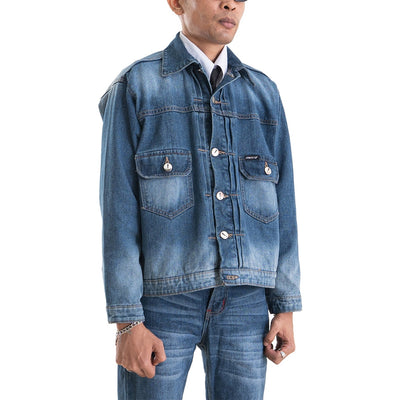 H1 Type Two Jacket - Stone Blue Wash