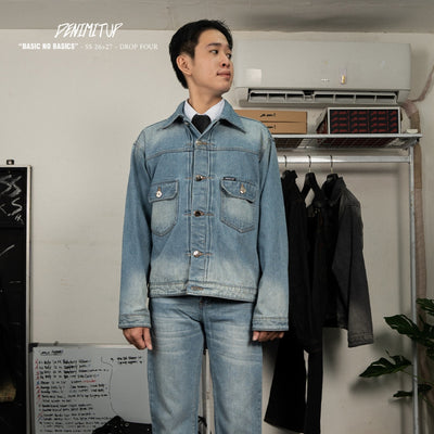 H1 Type Two Jacket - Cream Blue