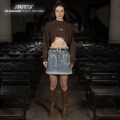 A1 Complex Cargo Skirt - Skull Cream - Skirt