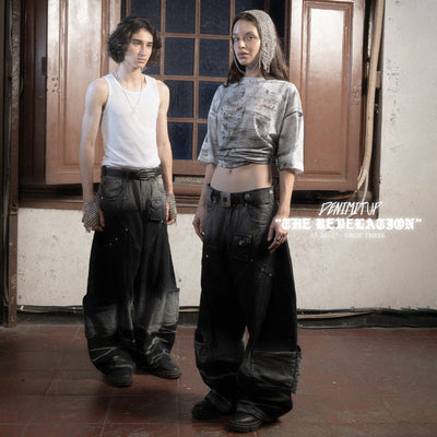 Angelic Artsy White H Logo Tee