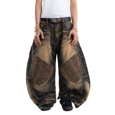 A1 Wide Barrel Songket - Skull Bronze - Jeans