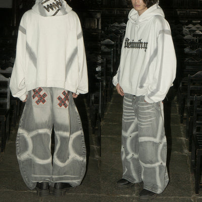 A1 Wide Barrel Exo - Skull Grey - Jeans