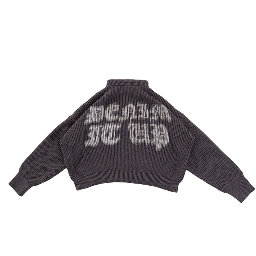 H Long Shirt Turtle Neck - Shadow Grey - Tshirt