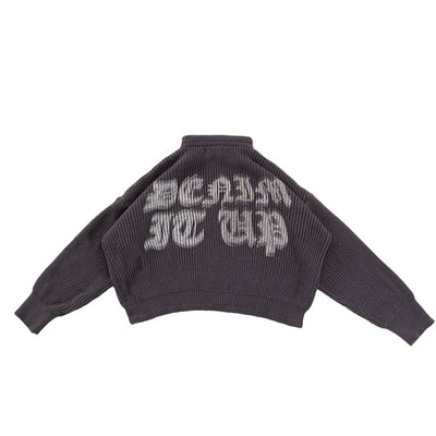 H Long Shirt Turtle Neck - Shadow Grey - Tshirt