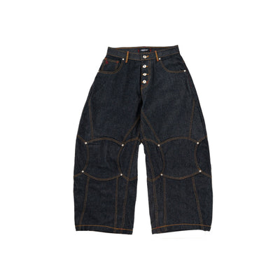 A1 Wide Barrel Exo - Skull Raw - Jeans