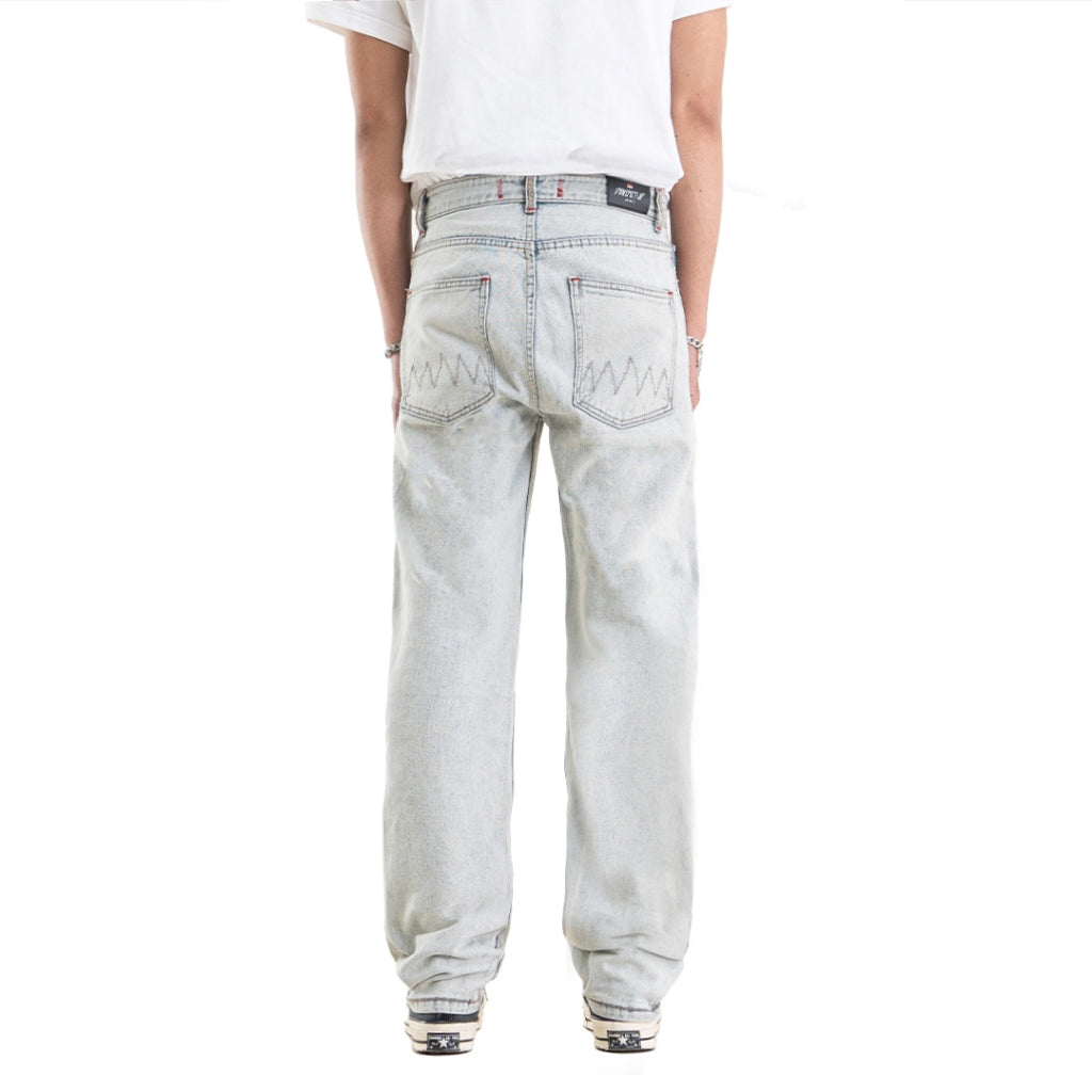 H1 Regular Loose - Snowish Cream Blue