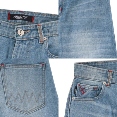 H1 Regular Loose - Cream Blue