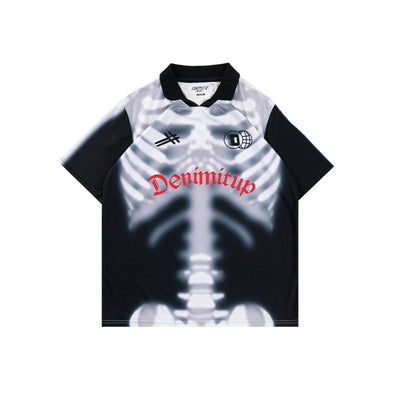 DENIMITUP 26/27 Skull Jersey - Gradient Of Monochrome - Jersey