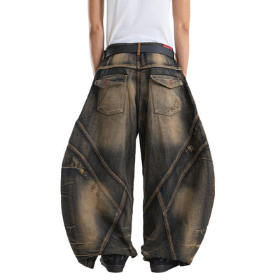 A1 Wide Barrel Songket - Skull Bronze - Jeans