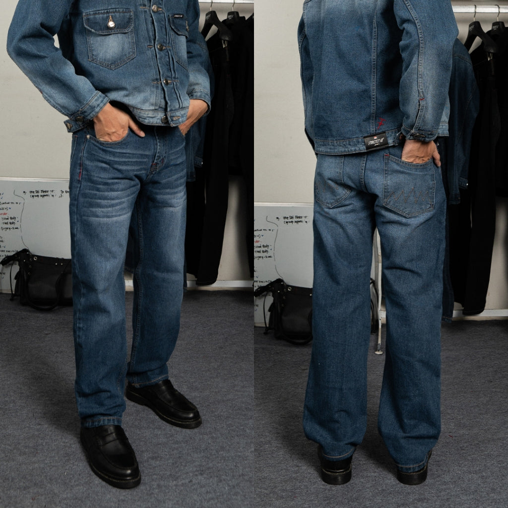 H1 Regular Loose - Stone Blue Wash