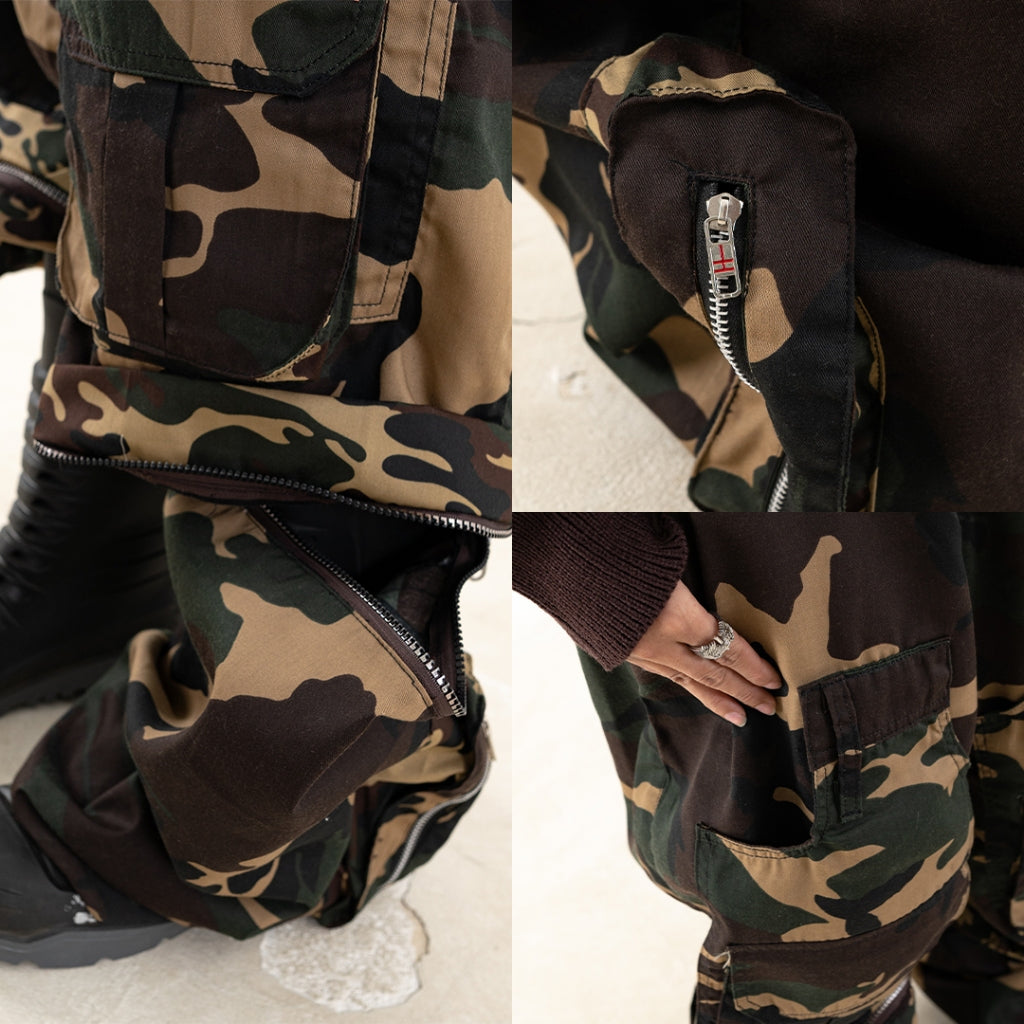 Denimitup 2-IN-1 - Camouflage - Jorts / Cargo Pants