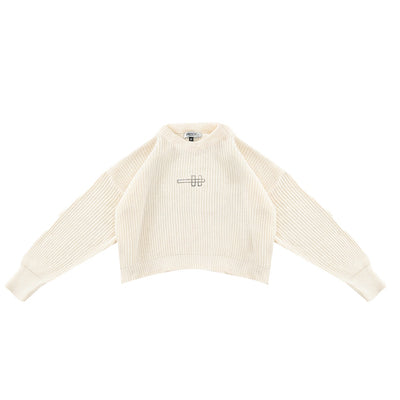 H Long Shirt Turtle Neck - Shadow Beige - Knitwear