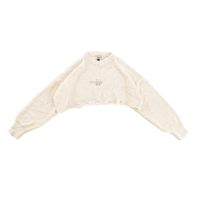 H Long Shirt Turtle Neck - Shadow Beige - Knitwear