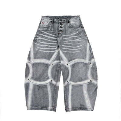 A1 Wide Barrel Exo - Skull Grey - Jeans