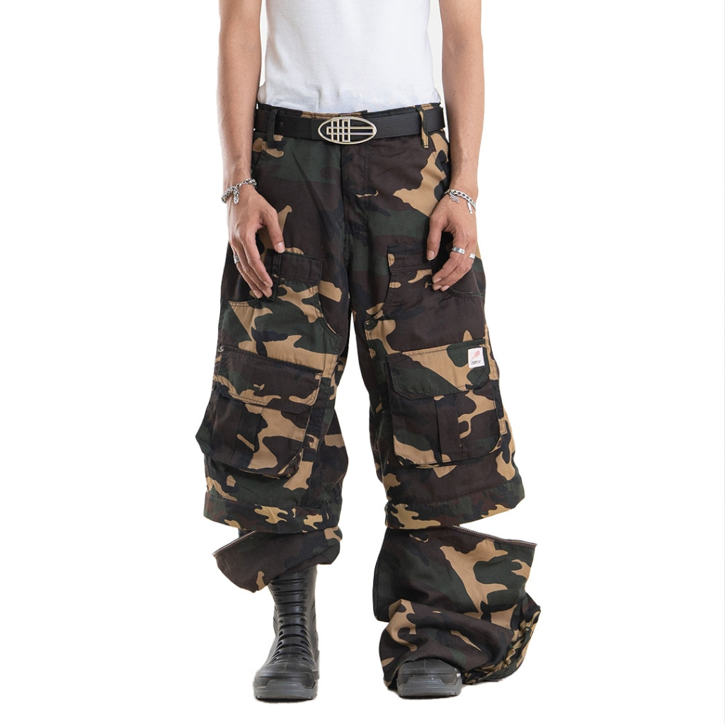 Denimitup 2-IN-1 - Camouflage - Jorts / Cargo Pants