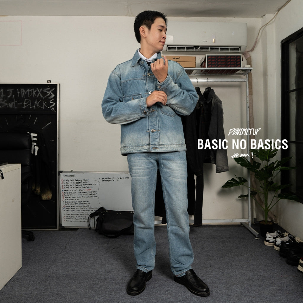 H1 Type Two Jacket - Cream Blue