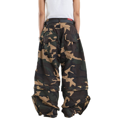 Denimitup 2-IN-1 - Camouflage - Jorts / Cargo Pants