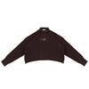 H Long Shirt Turtle Neck - Shadow Brown - Knitwear