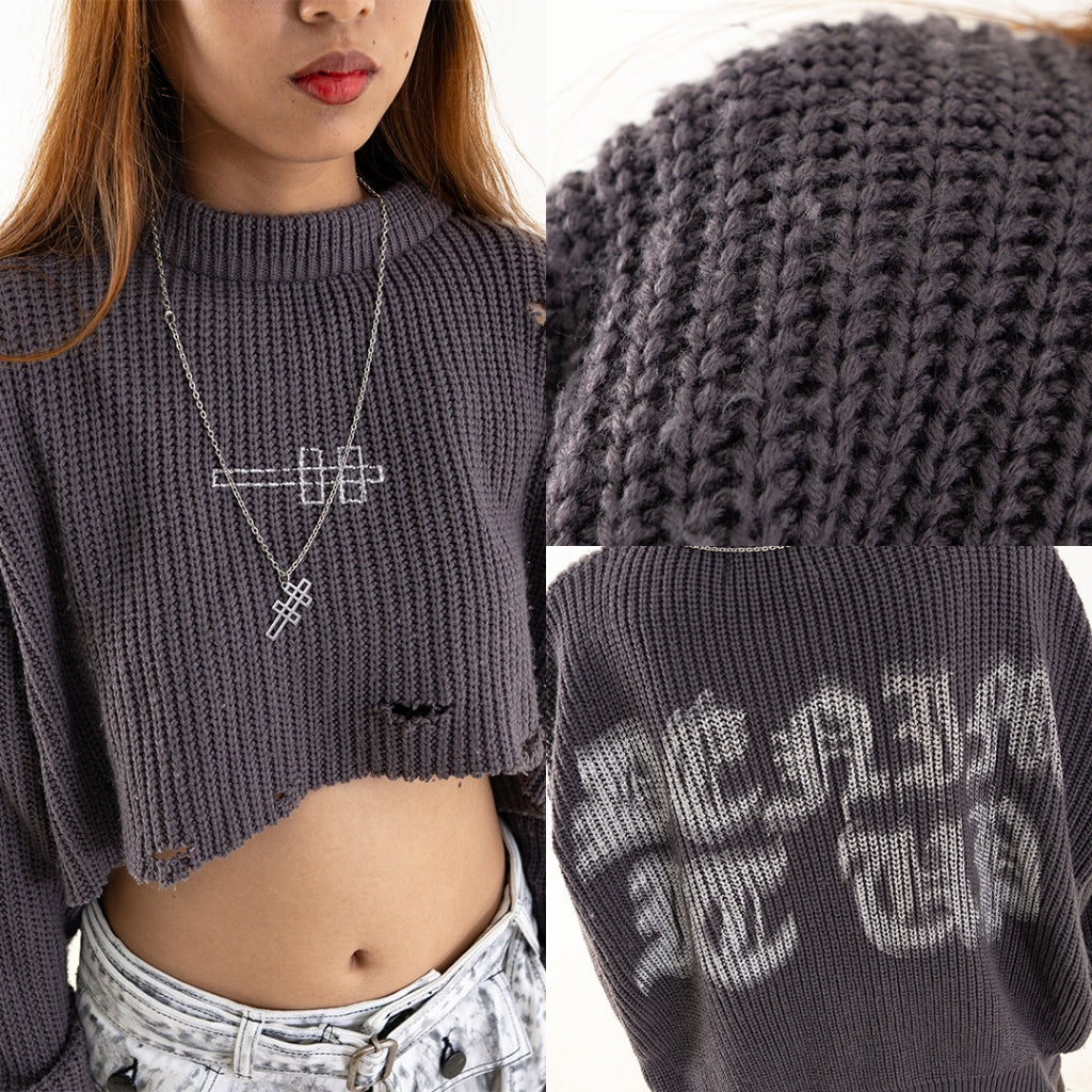 H Long Shirt Turtle Neck - Shadow Grey - Tshirt
