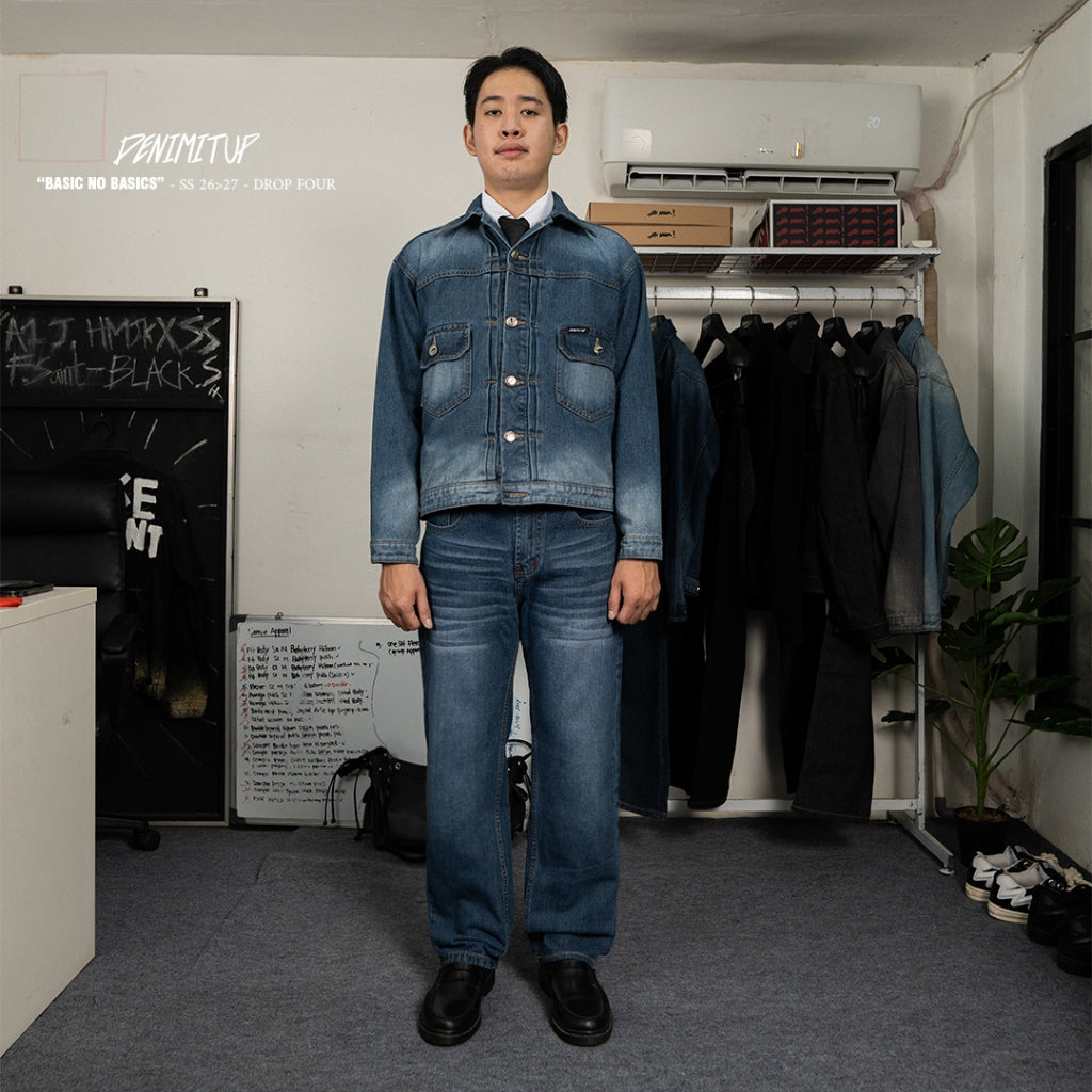 H1 Regular Loose - Stone Blue Wash