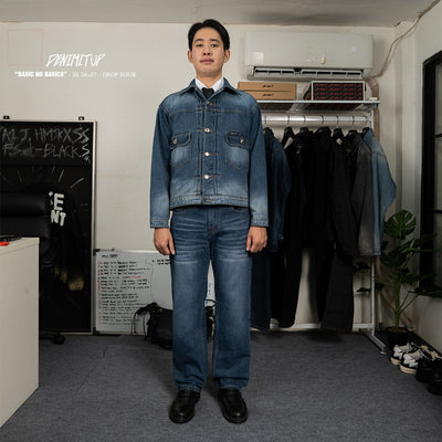 H1 Regular Loose - Stone Blue Wash