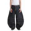 A1 Wide Barrel Exo - Skull Raw - Jeans