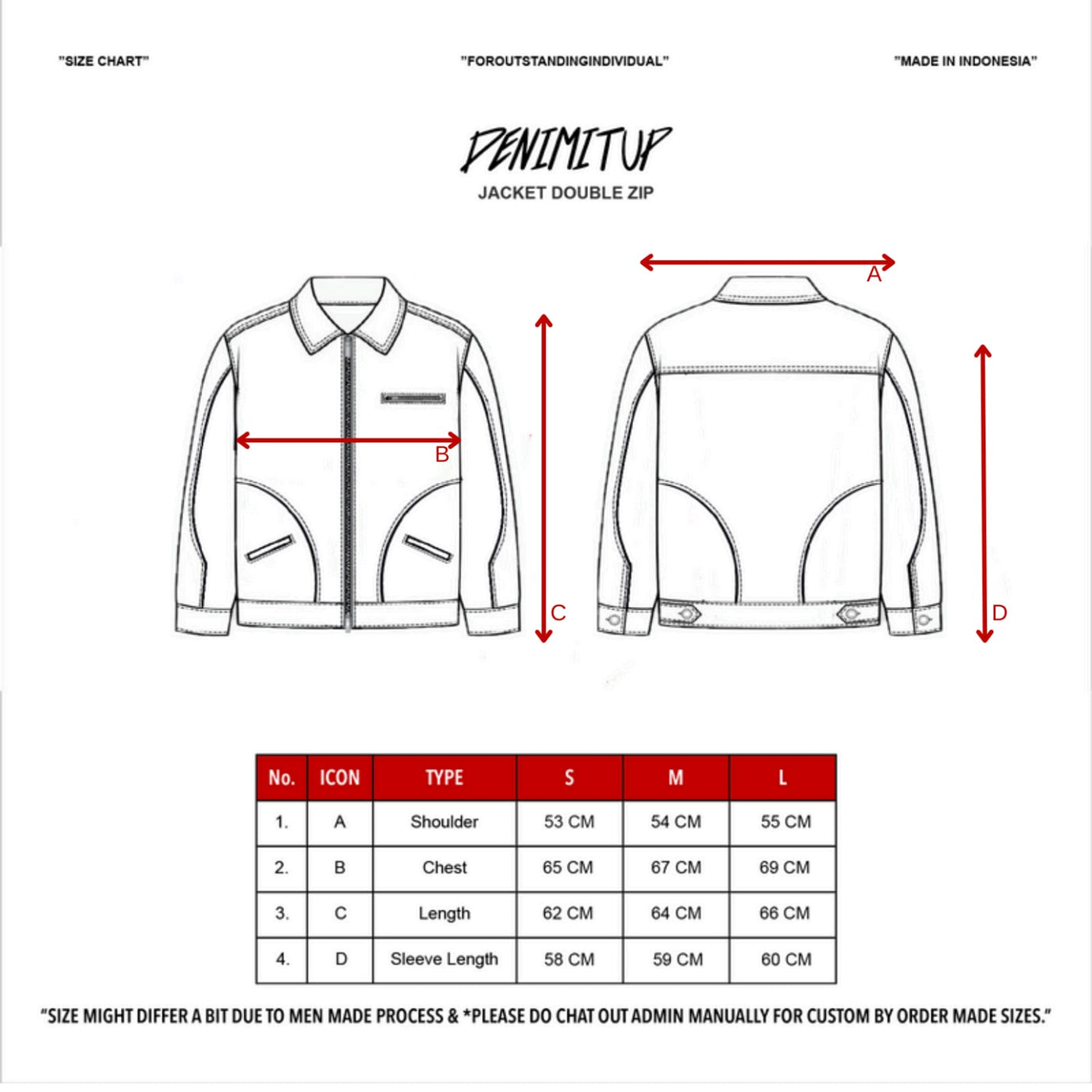 A1 Broken Sewn Jacket - Raw - Jacket