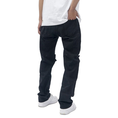 H1 regular - Dist. Black - Celana Jeans