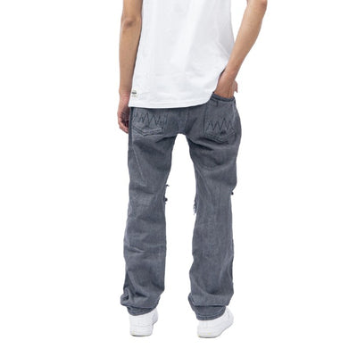 H1 Regular Dist. - Cloud Grey - Celana Jeans