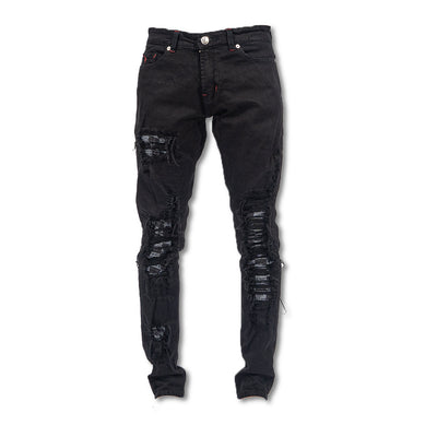 H1 cheqered - Smoke black - Celana Jeans