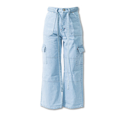 H1 cargo ladies - Snow blue - Celana Jeans